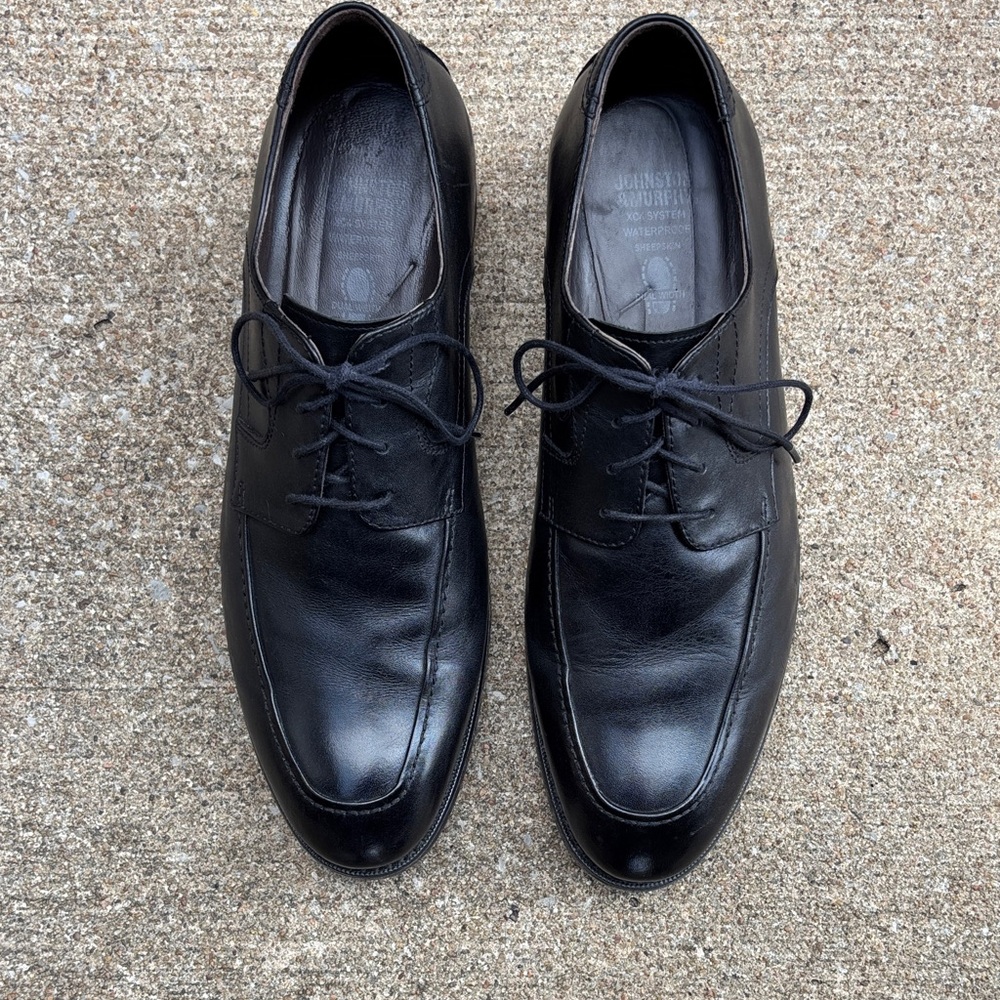 Johnston & Murphy Classic Black Oxfords Size 11.5